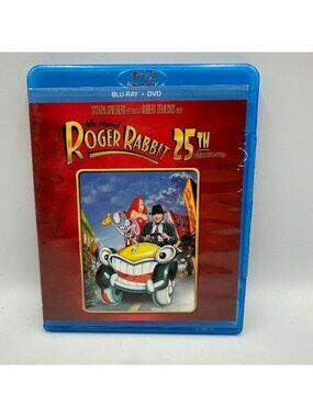 Who Framed Roger Rabbit Blu Ray DVD 25th Anniversary Edition PG Touchstone